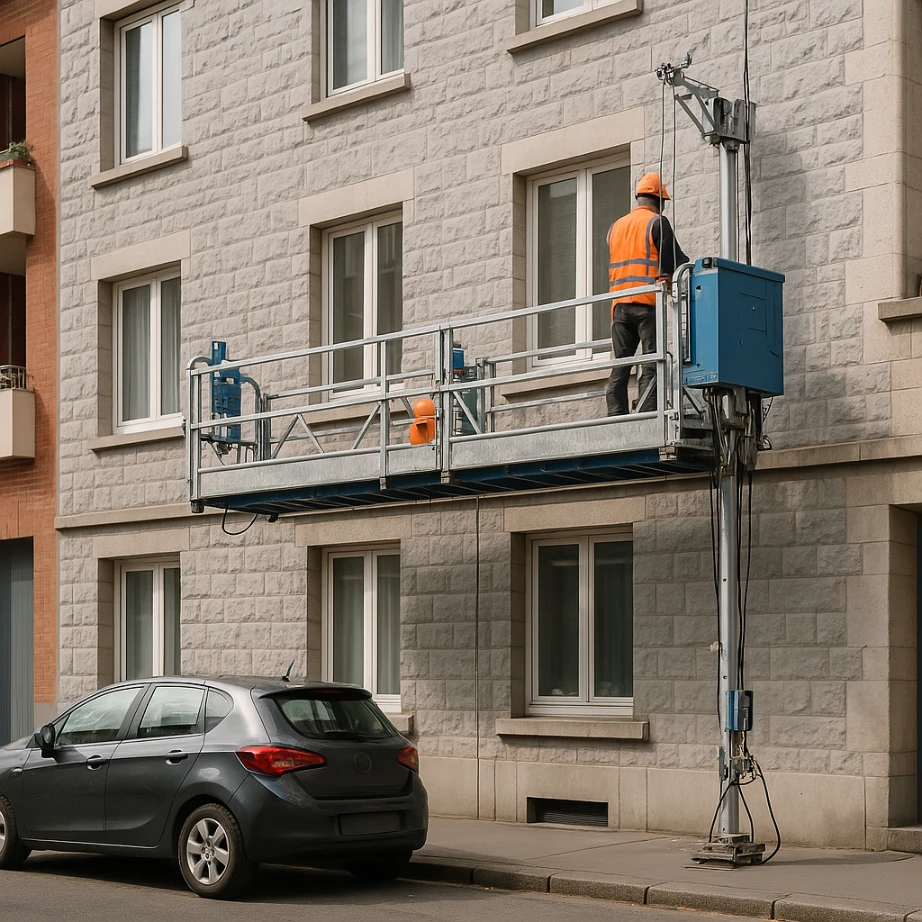 alquiler de andamios colgantes granada